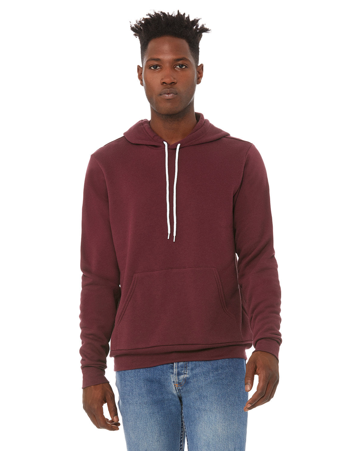 Cozy Sophistication: Bella + Canvas Unisex Sponge Fleece Pullover Hooded Sweatshirt
