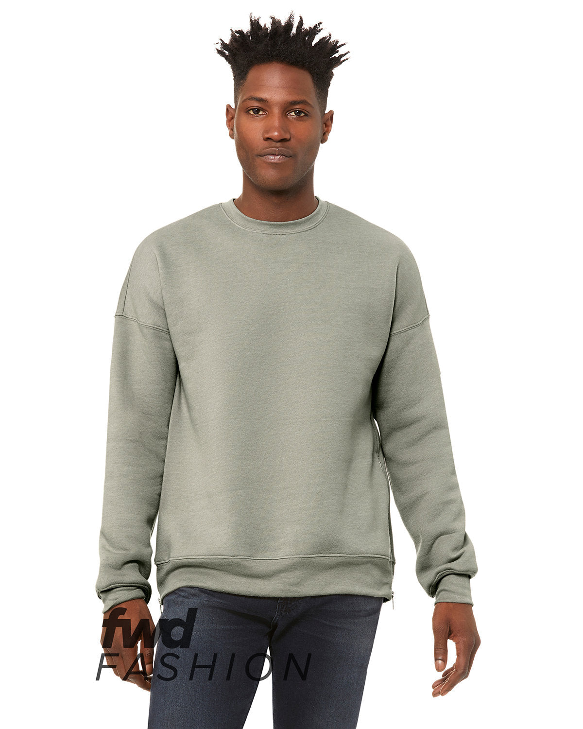ELEVATE-YOUR-WARDROBE-WITH-BELLA-CANVAS-FWD-FASHION-UNISEX-CREW-NECK-SIDE-ZIPPER-SWEATSHIRT