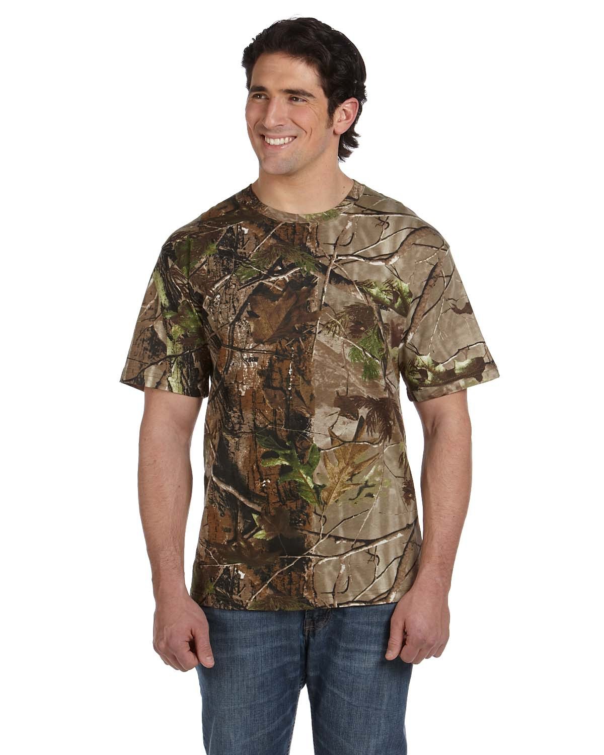 CODE FIVE Men's Realtree Camo T-Shirt: Dive into Nature-Inspired Comfort