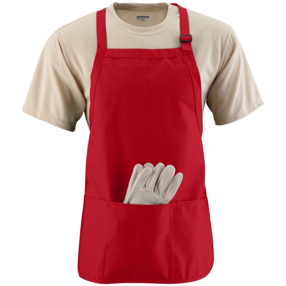 MEDIUM LENGTH APRON WITH POUCH - Apparel Globe