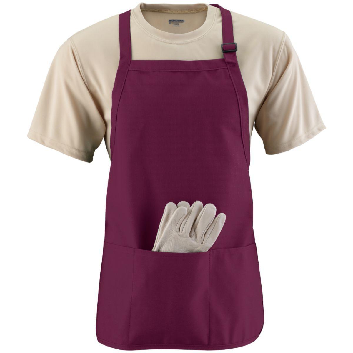 MEDIUM LENGTH APRON WITH POUCH - Apparel Globe