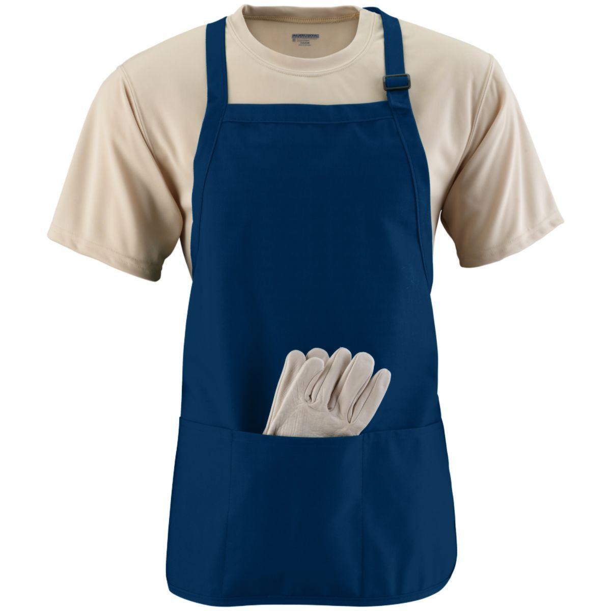 MEDIUM LENGTH APRON WITH POUCH - Apparel Globe