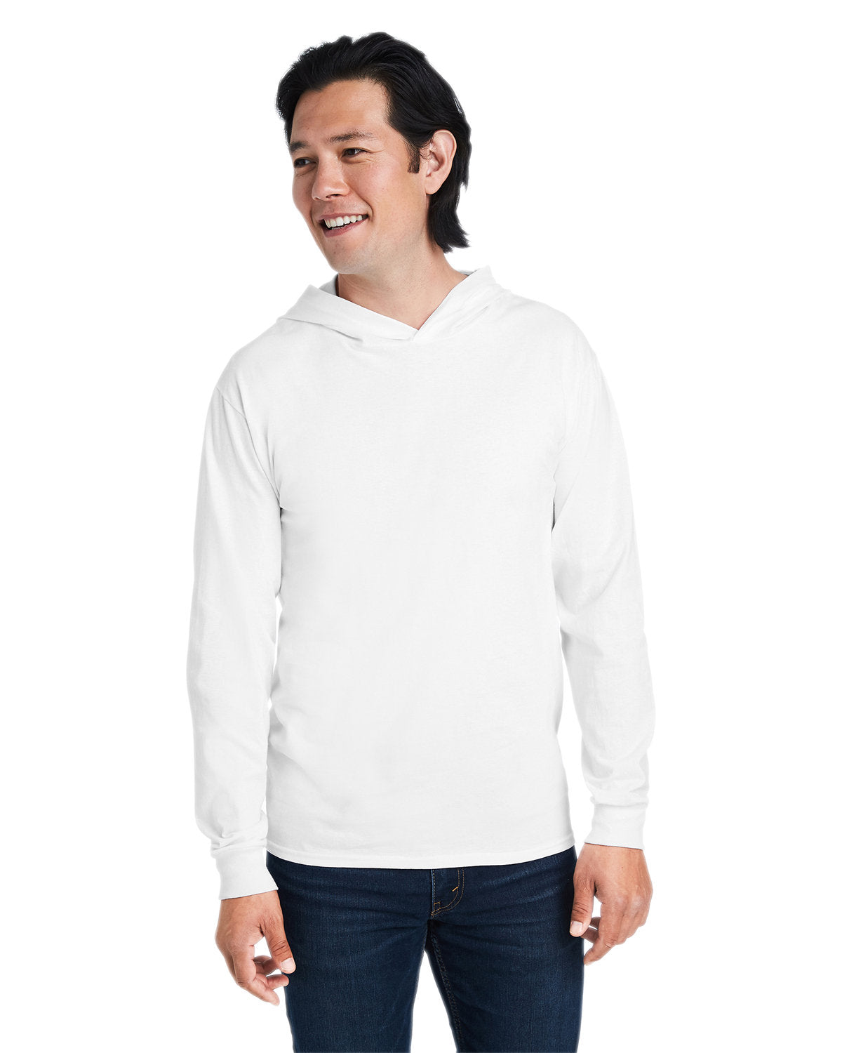 Fruit of the Loom Men's HD Cottonâ„¢ Jersey Hooded T-Shirt: Comfortable Casual Style for Men