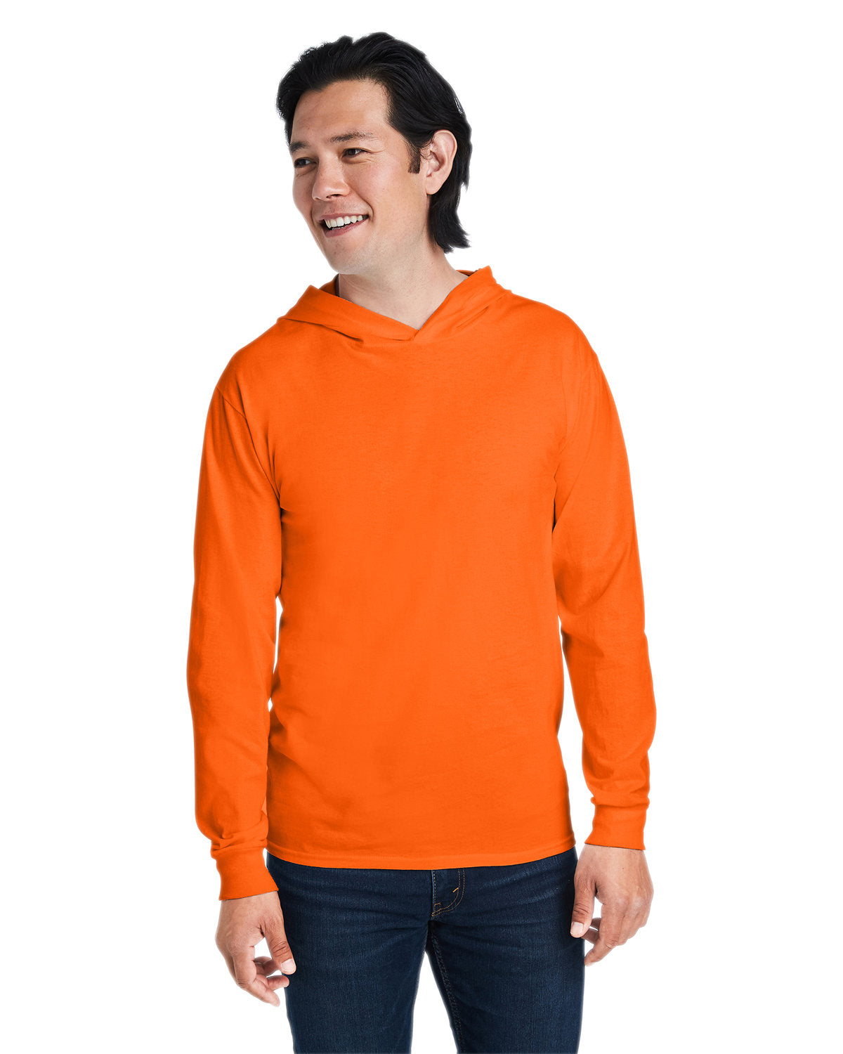 Fruit of the Loom Men's HD Cottonâ„¢ Jersey Hooded T-Shirt: Comfortable Casual Style for Men