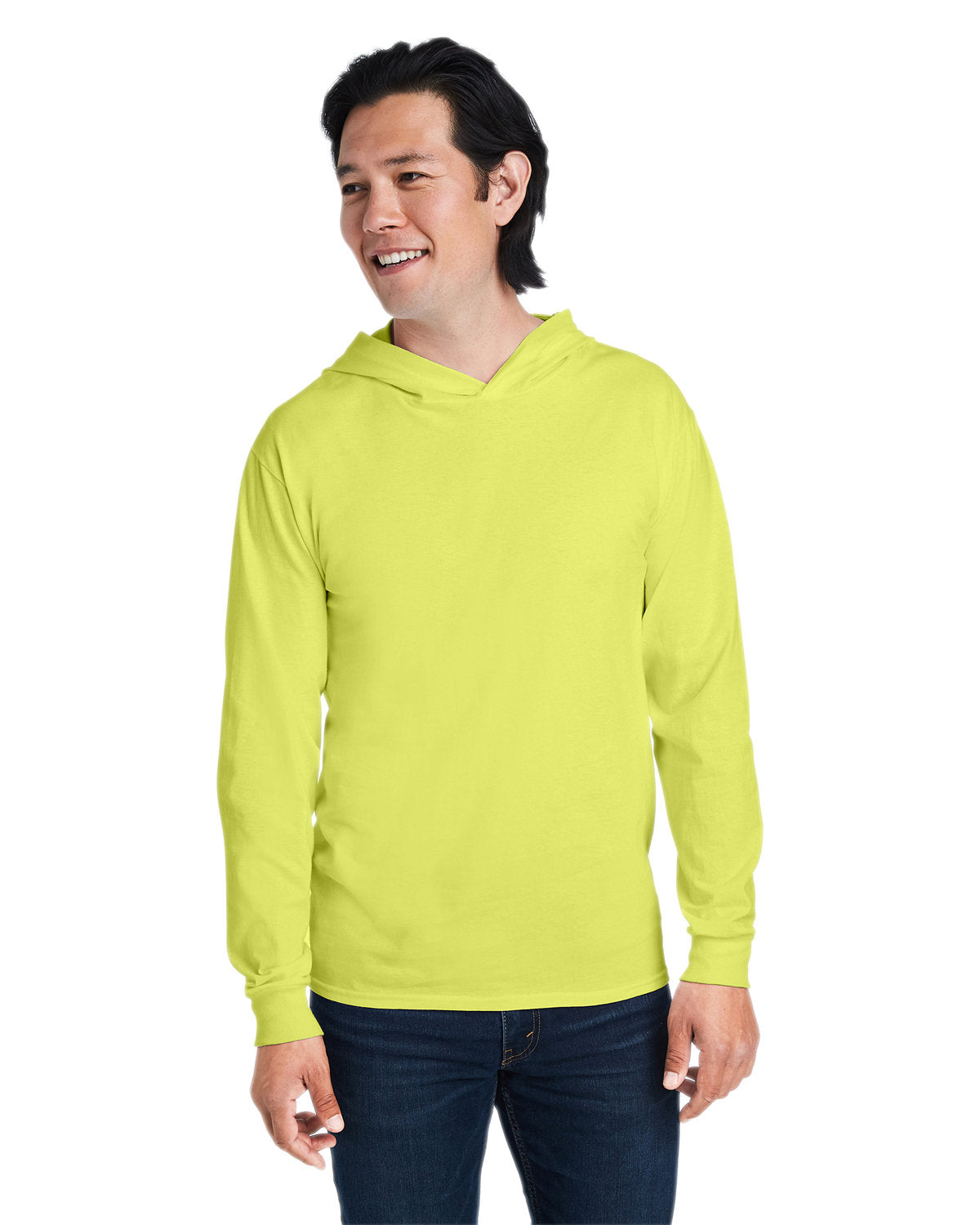 Fruit of the Loom Men's HD Cottonâ„¢ Jersey Hooded T-Shirt: Comfortable Casual Style for Men
