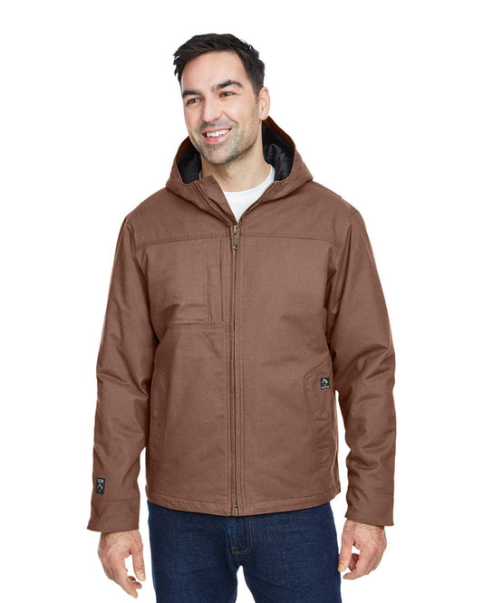 Men's Yukon Flex Stretch Canvas Hooded Jacket - Apparel Globe