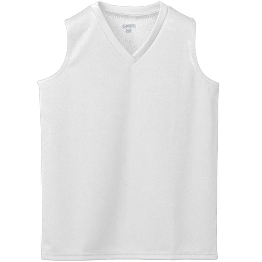 GIRLS WICKING MESH SLEEVELESS JERSEY - Apparel Globe