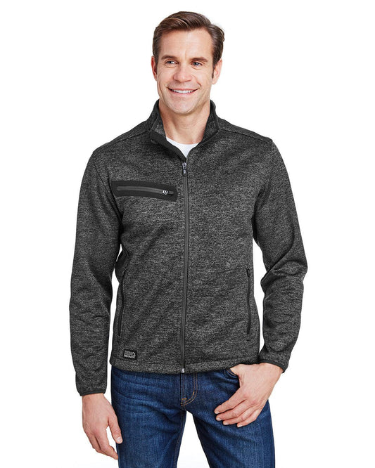 Atlas Bonded MÃ©lange Sweater Fleece Jacket - Apparel Globe