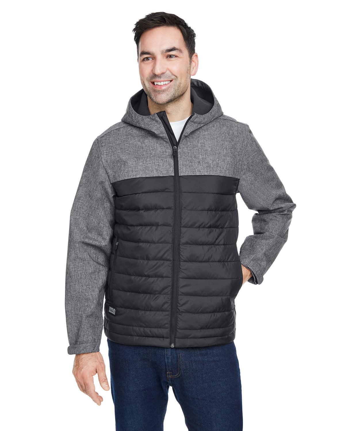 Men's Pinnacle Puffer Body Softshell Hooded Jacket - Apparel Globe