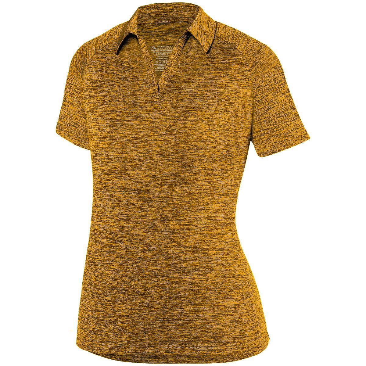 Ladies Intensify Black Heather Polo - Apparel Globe