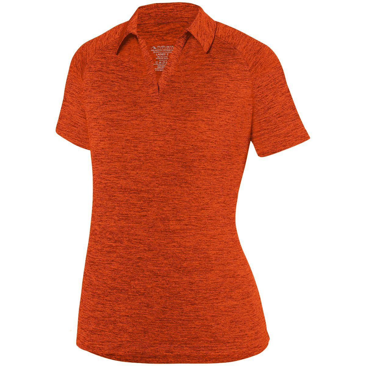 Ladies Intensify Black Heather Polo - Apparel Globe
