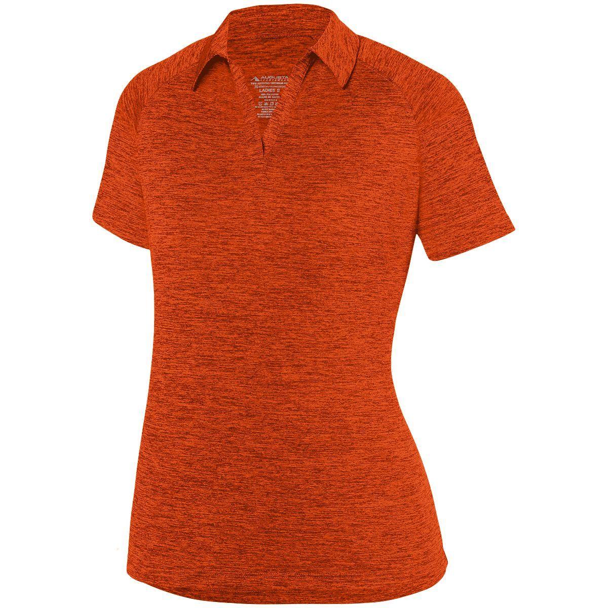 Ladies Intensify Black Heather Polo - Apparel Globe