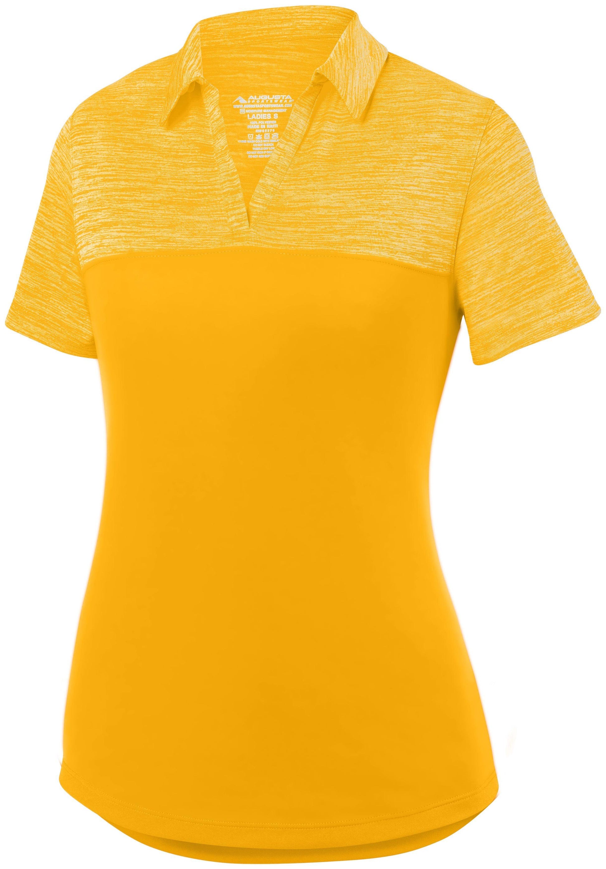 Ladies Shadow Tonal Heather Polo - Apparel Globe