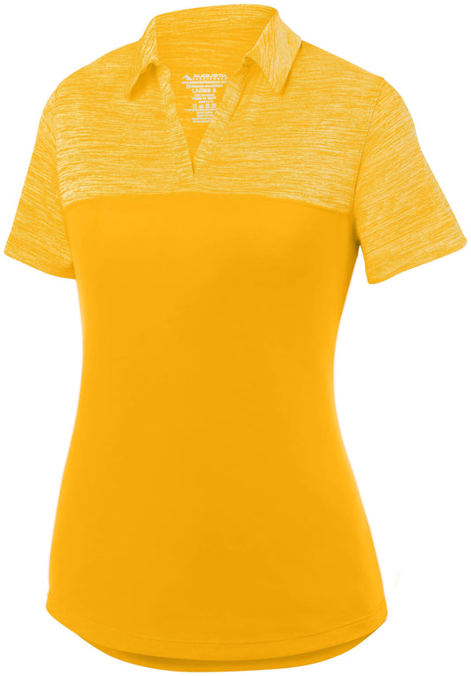 Ladies Shadow Tonal Heather Polo - Apparel Globe