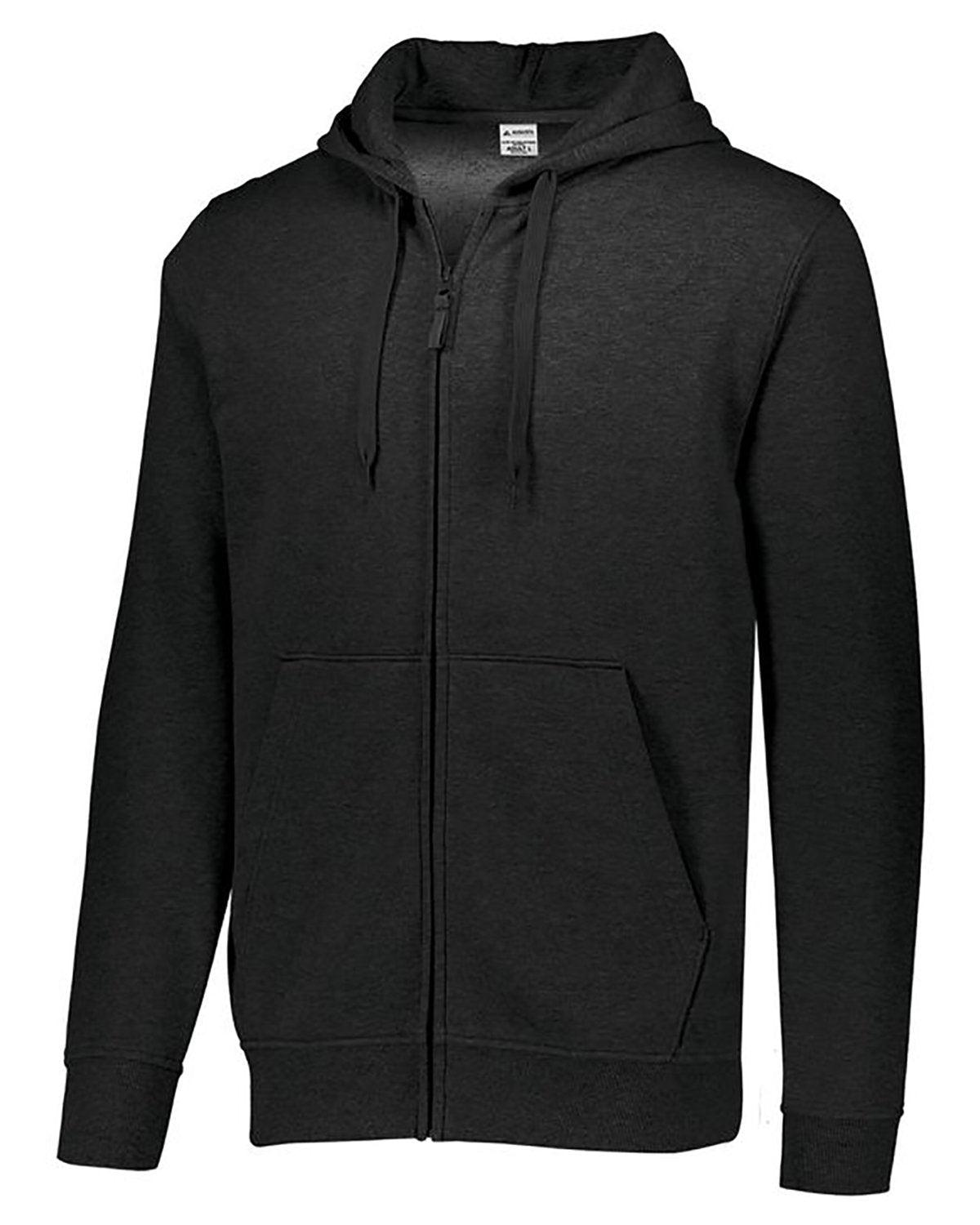 Adult 60/40 Fleece Full-Zip Hooded Sweatshirt - Apparel Globe