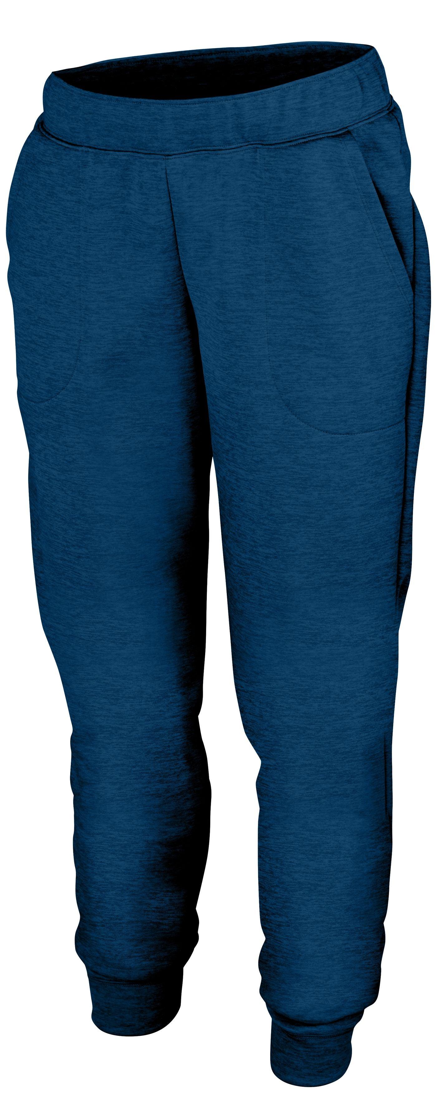 LADIES TONAL HEATHER FLEECE JOGGER - Apparel Globe