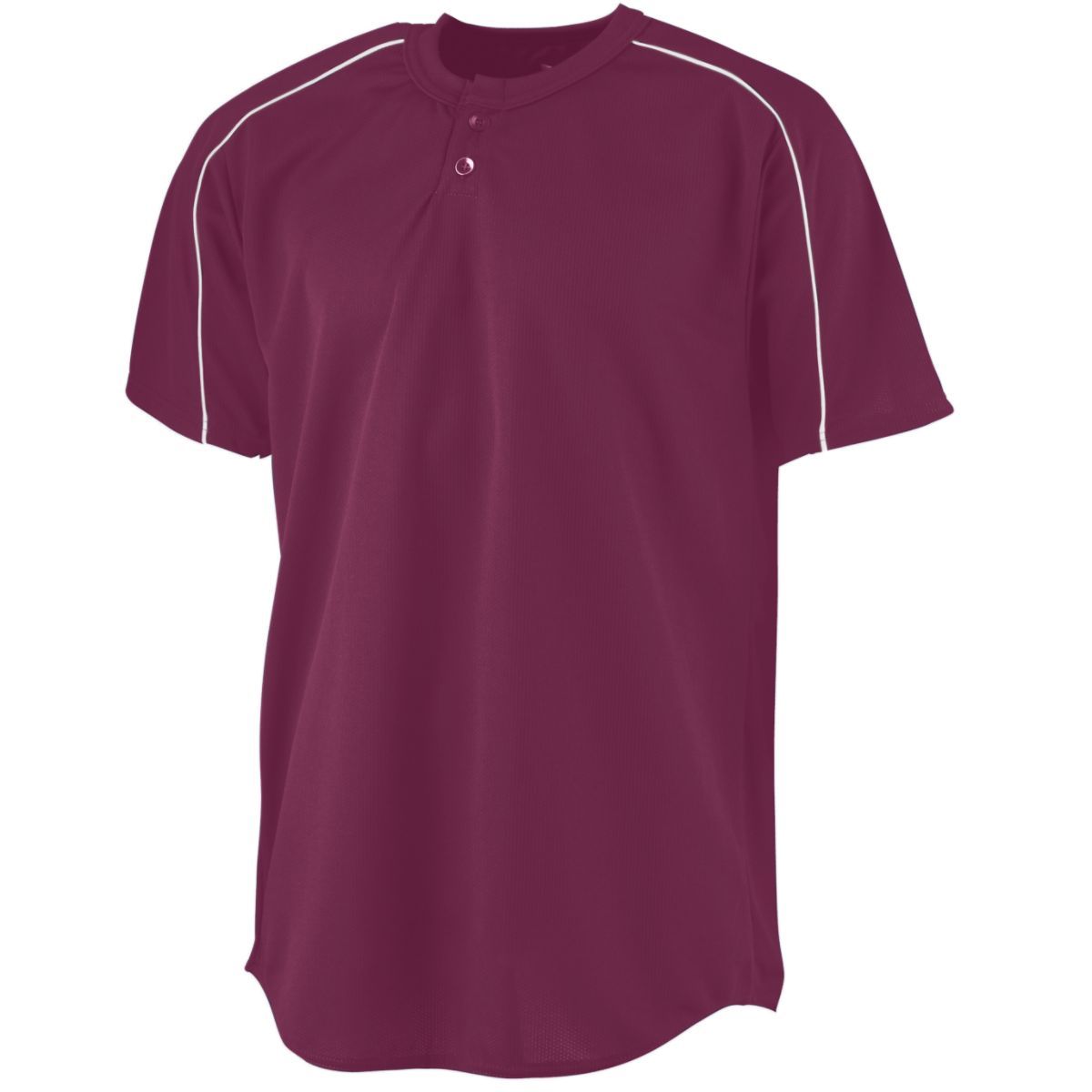 WICKING TWO-BUTTON BASEBALL JERSEY - Apparel Globe