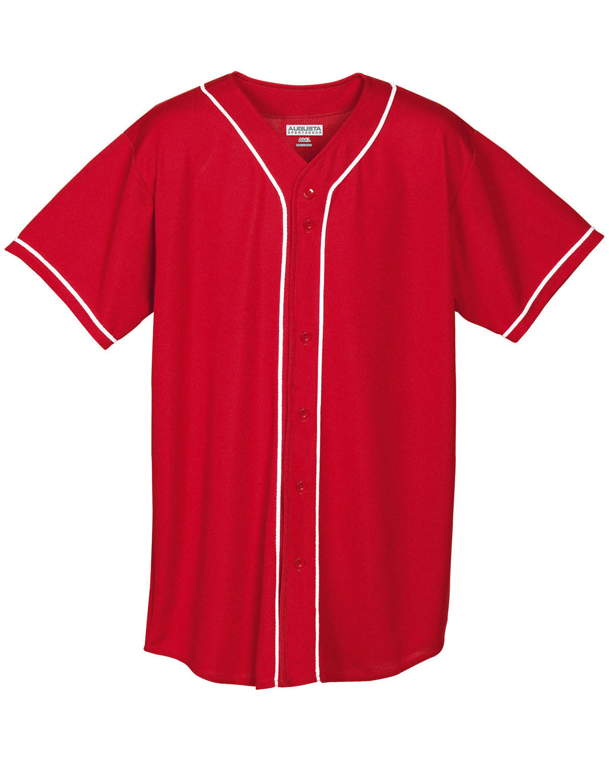 Wicking Mesh Braided Trim Baseball Jersey - Apparel Globe