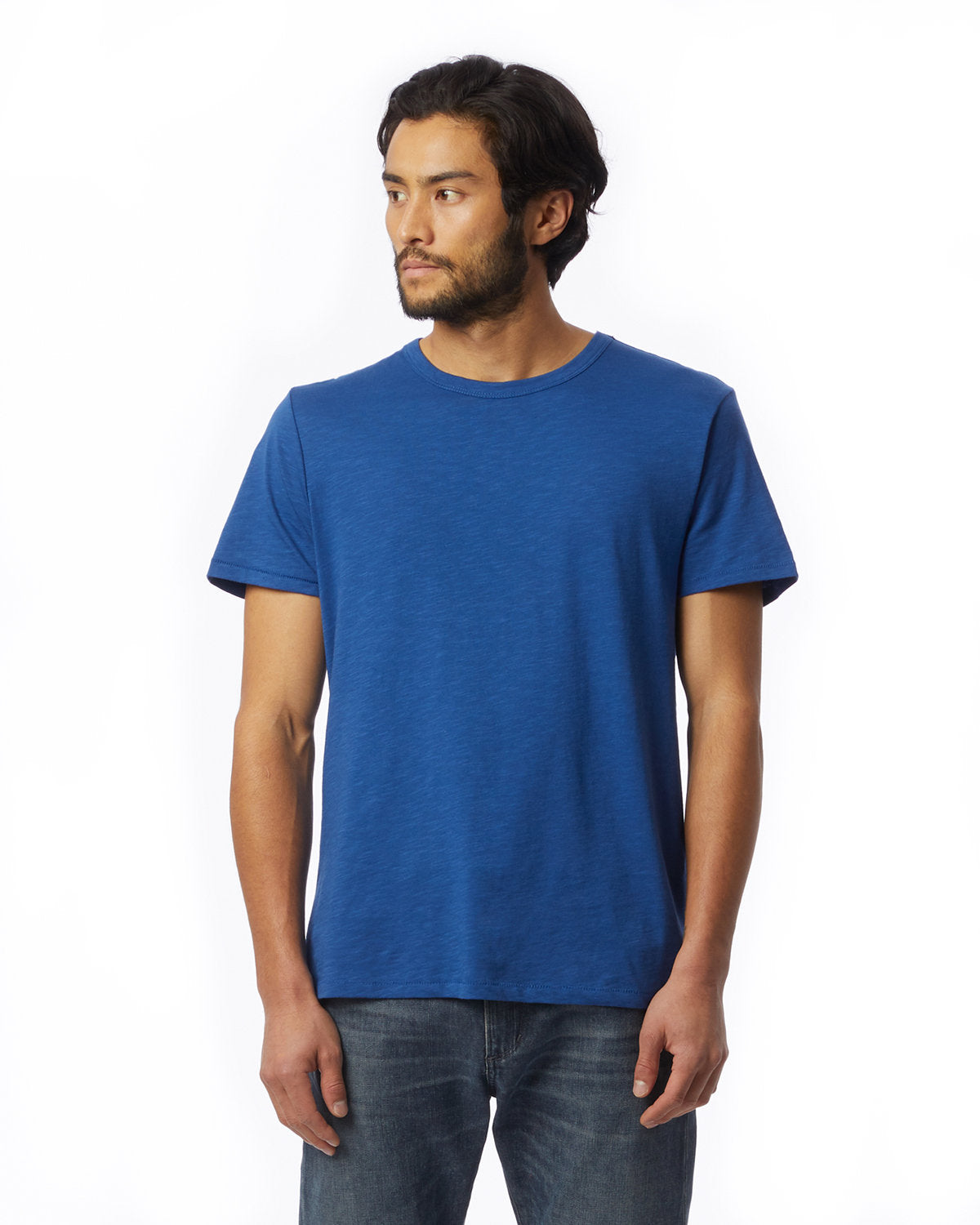 Alternative Men's Slub Crew T-Shirt: Casual Comfort with a Distinctive Texture