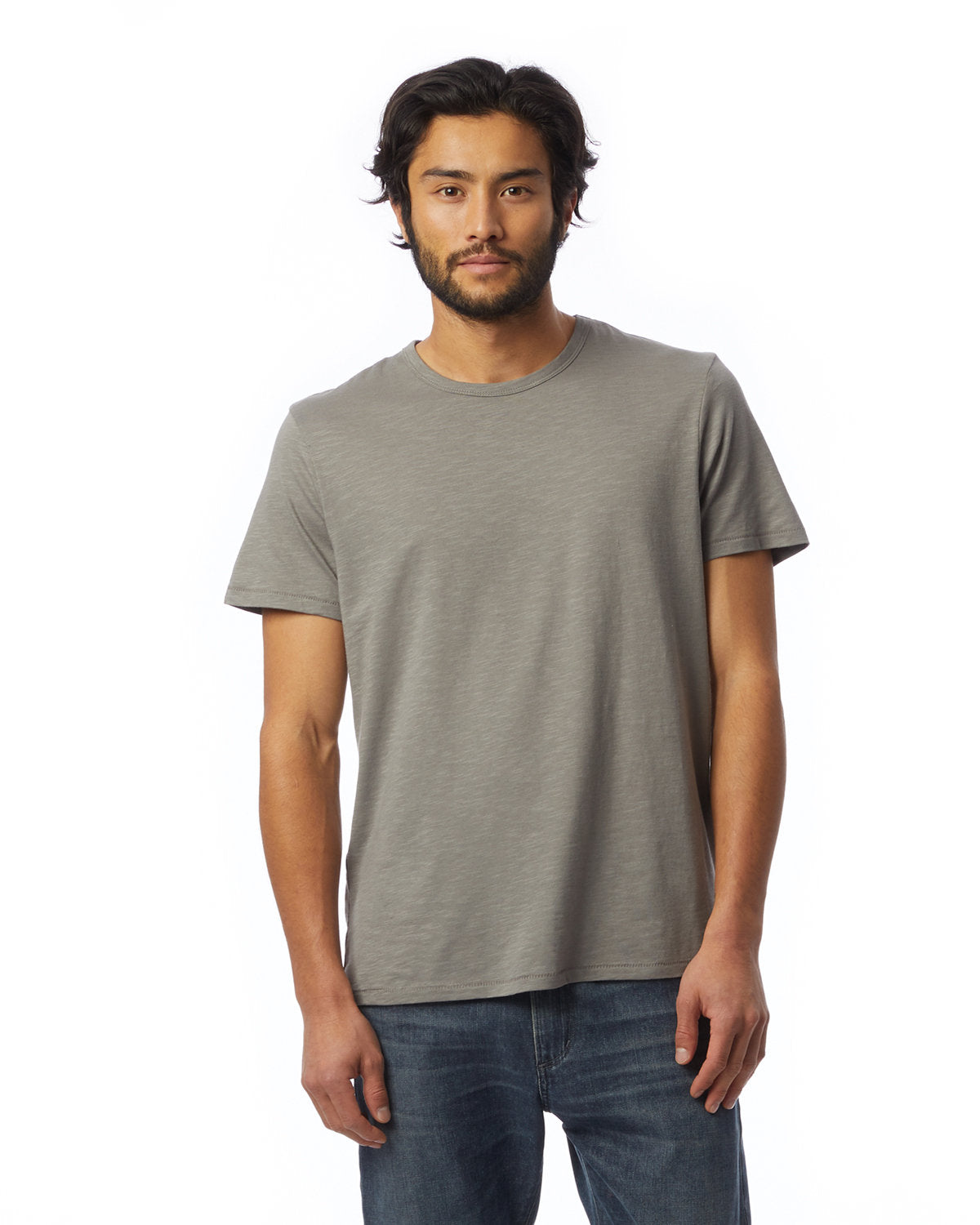 Alternative Men's Slub Crew T-Shirt: Casual Comfort with a Distinctive Texture