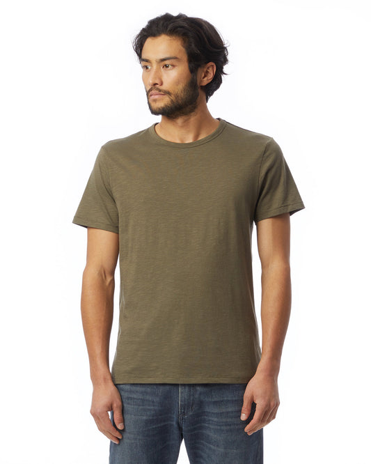 Alternative Men's Slub Crew T-Shirt: Casual Comfort with a Distinctive Texture