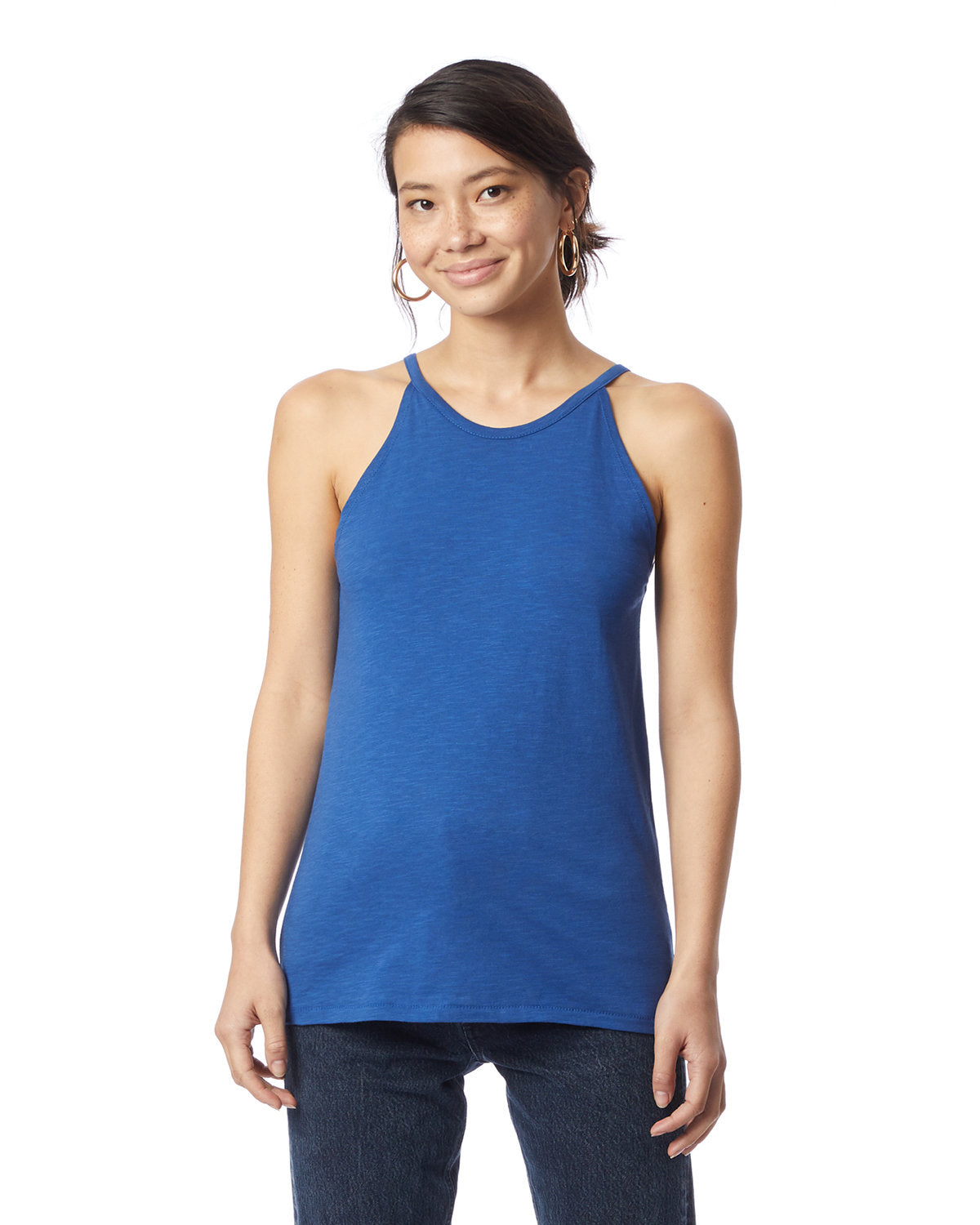 Alternative Ladies' Slub Sporty Tank: Effortless Athletic Style