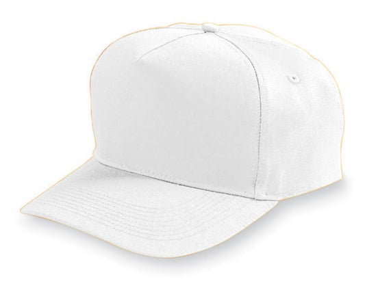YOUTH FIVE-PANEL COTTON TWILL CAP - Apparel Globe