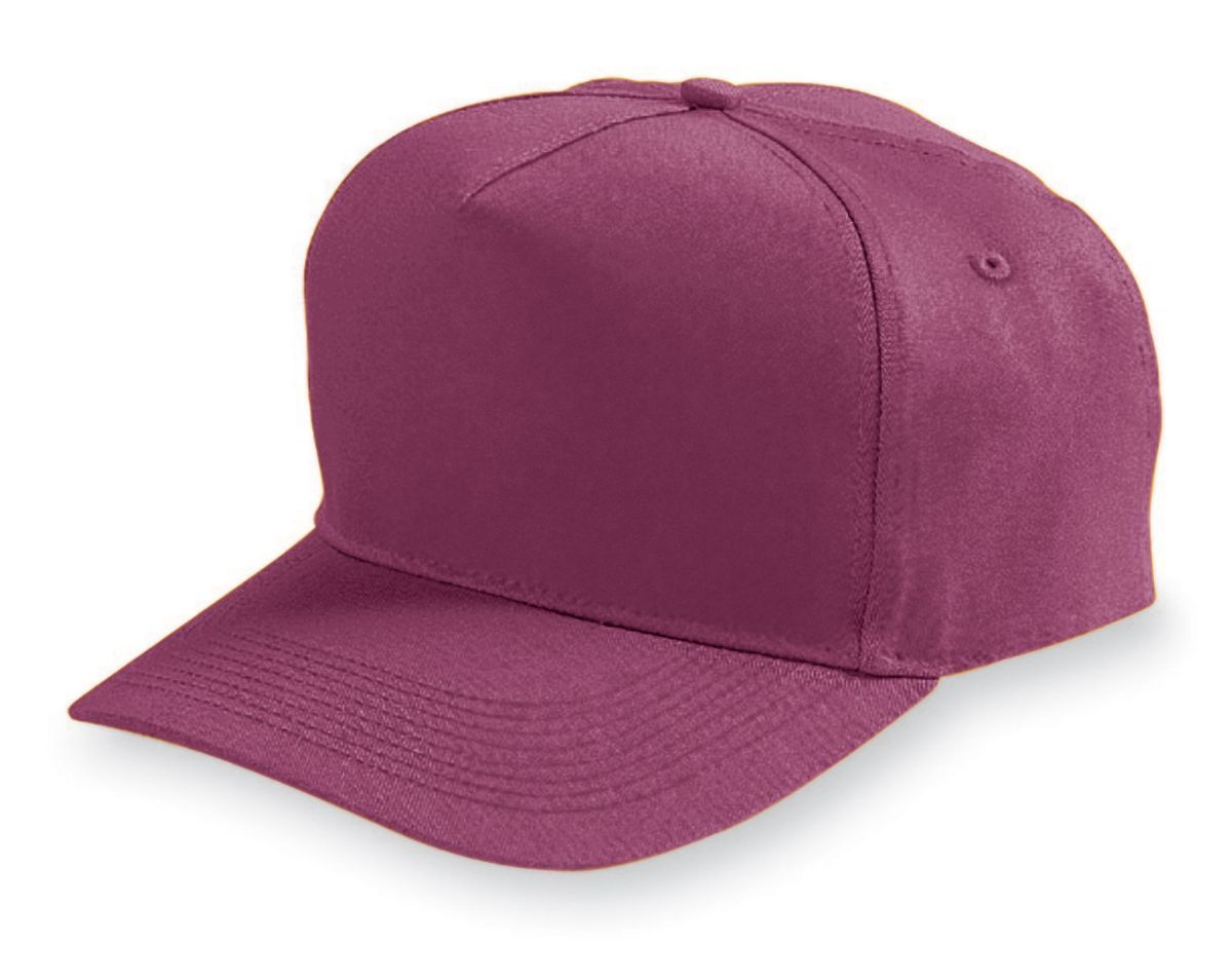 YOUTH FIVE-PANEL COTTON TWILL CAP - Apparel Globe