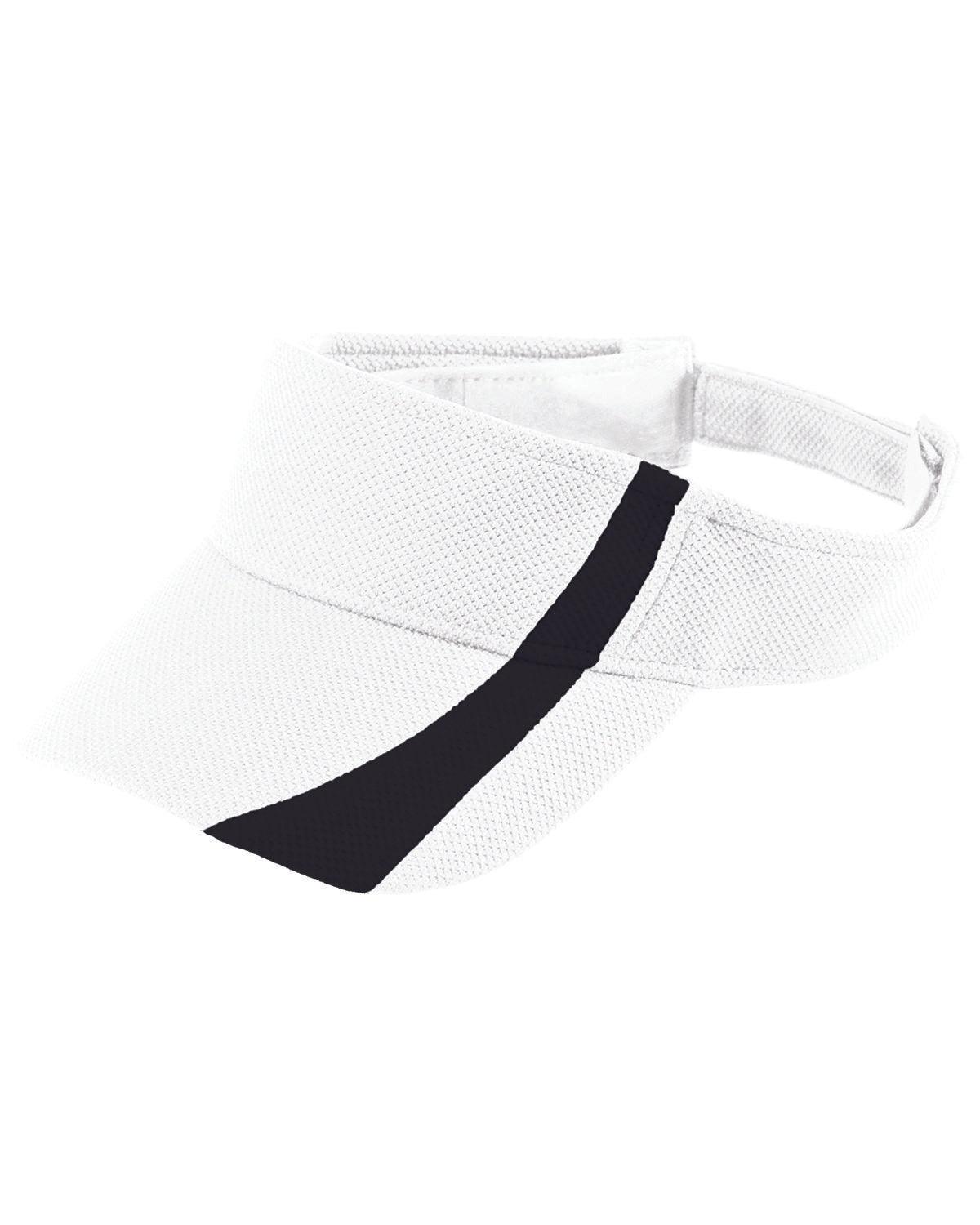 Adult Adjustable Wicking Mesh Two-Color Visor - Apparel Globe