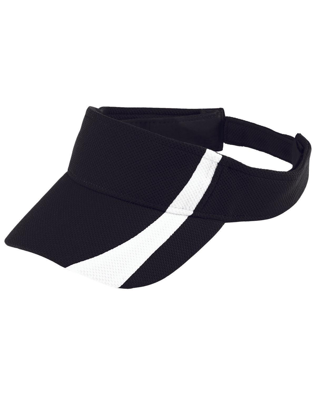 Adult Adjustable Wicking Mesh Two-Color Visor - Apparel Globe