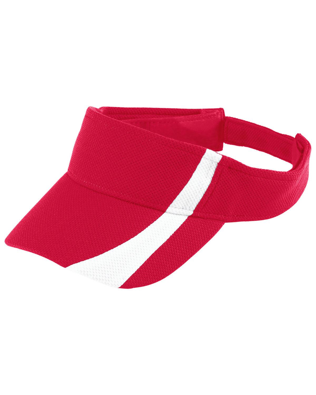 Adult Adjustable Wicking Mesh Two-Color Visor - Apparel Globe