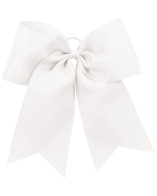 Cheer Solid Grosgrain Hair Bow - Apparel Globe