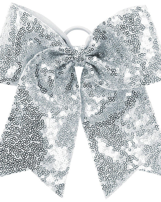 Sequin Cheer Glitter Bow - Apparel Globe