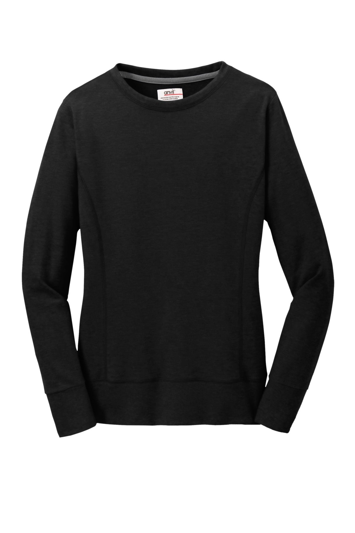 DISCONTINUED Anvil® Ladies French Terry Crewneck Sweatshirt. 72000L