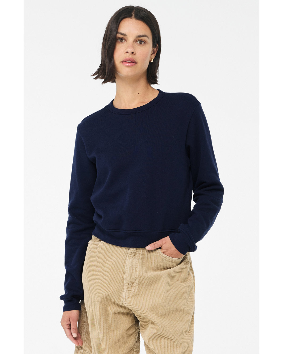 Bella + Canvas Ladies' Classic Pullover Crewneck: Timeless Comfort and Style