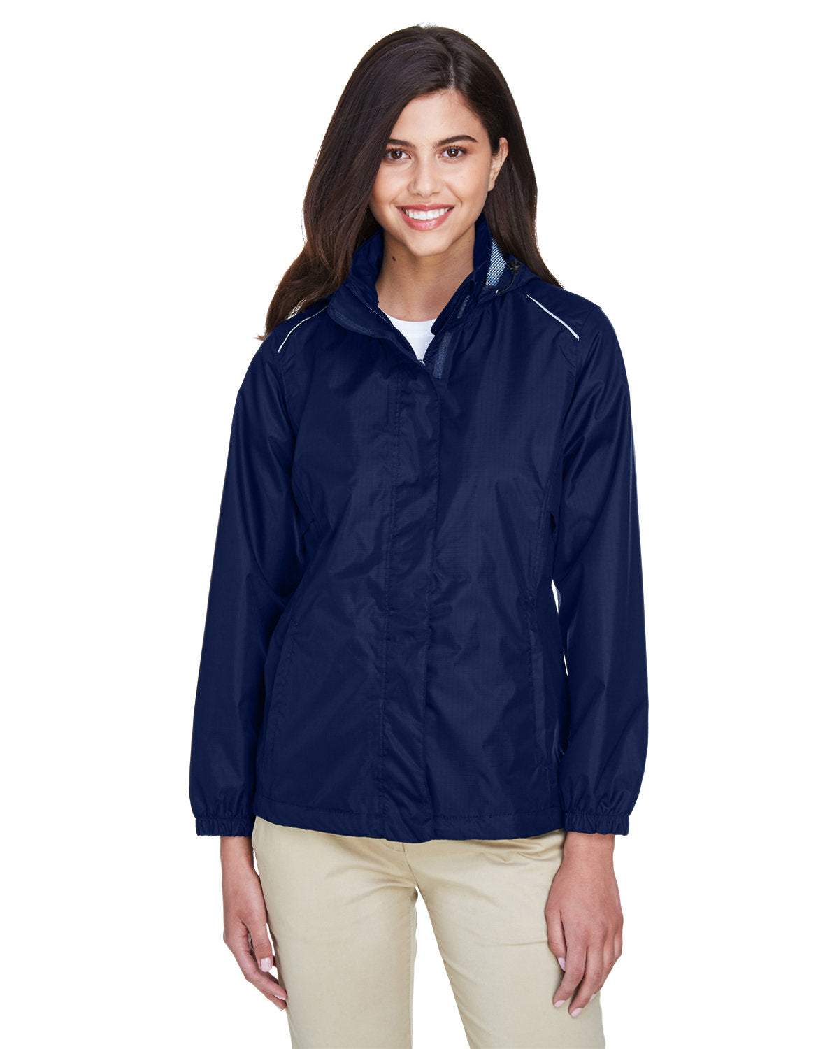 Ladies' Climate Seam-Sealed Lightweight Variegated Ripstop Jacket - Apparel Globe