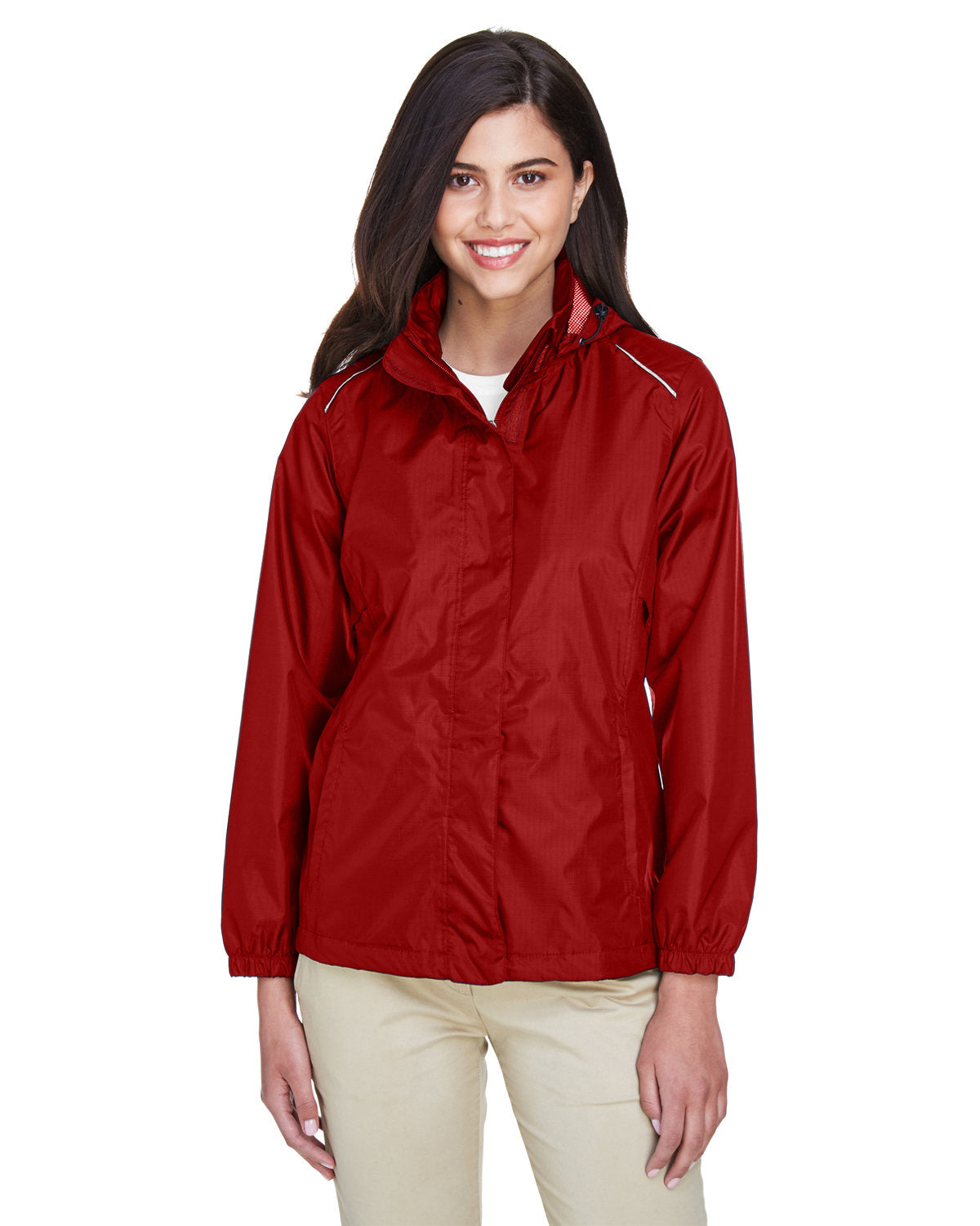 Ladies' Climate Seam-Sealed Lightweight Variegated Ripstop Jacket - Apparel Globe