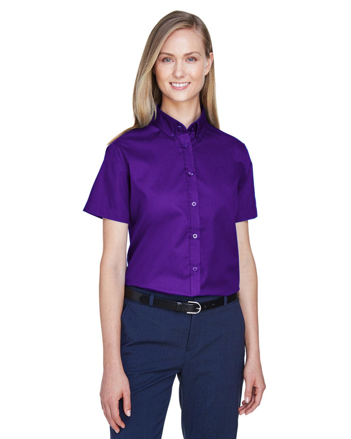 Ladies' Optimum Short-Sleeve Twill Shirt - Apparel Globe