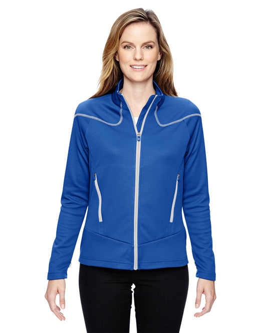 Dynamic Style: North End Ladies' Cadence Interactive Two-Tone Brush Back Jacket