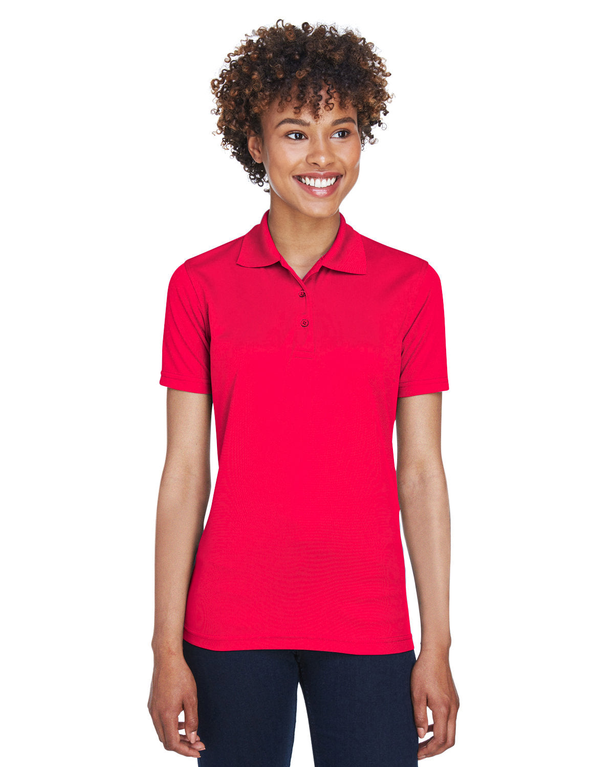 Elegance in Motion: UltraClub Ladies' Cool & Dry Mesh PiquÃ© Polo