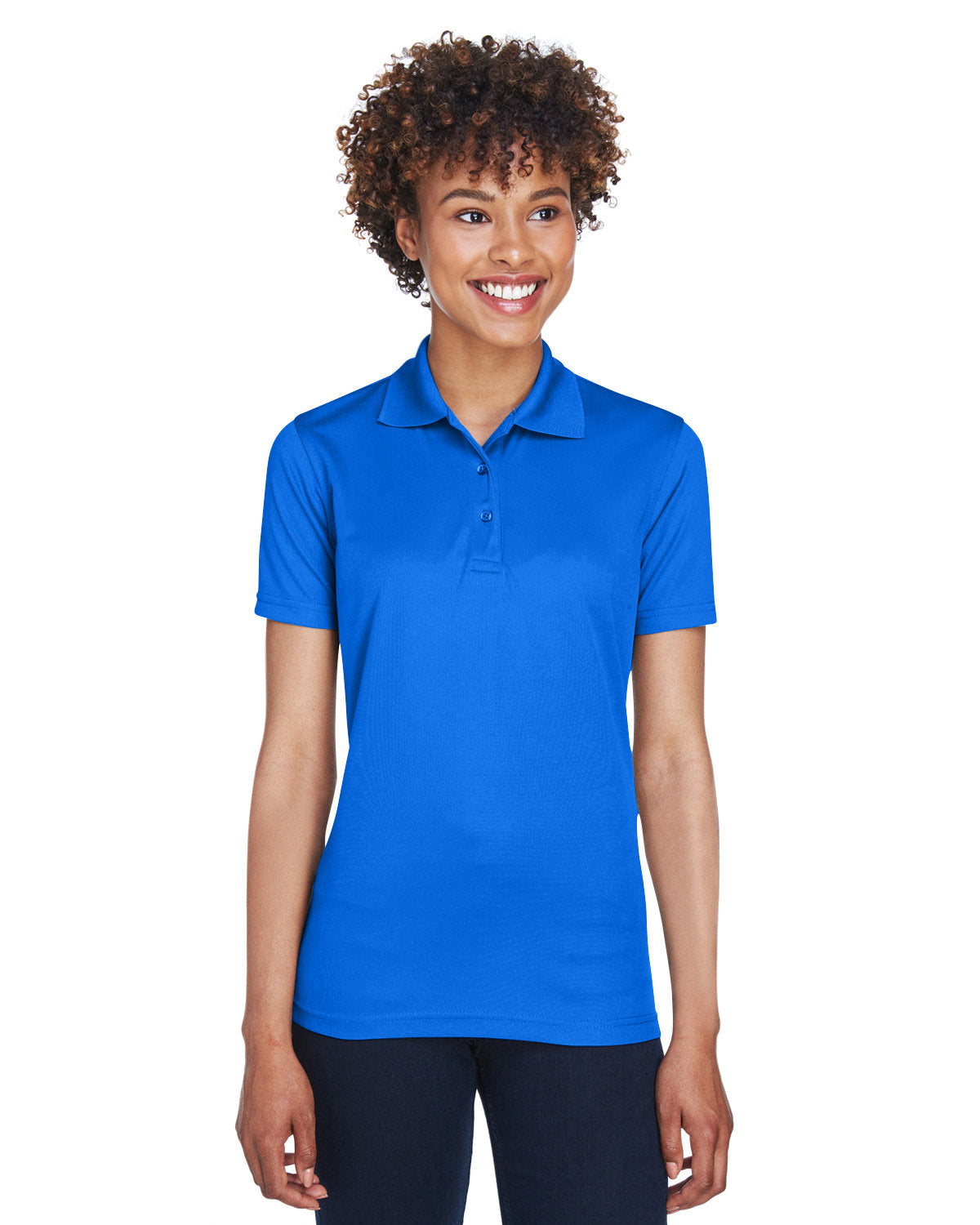 Elegance in Motion: UltraClub Ladies' Cool & Dry Mesh PiquÃ© Polo