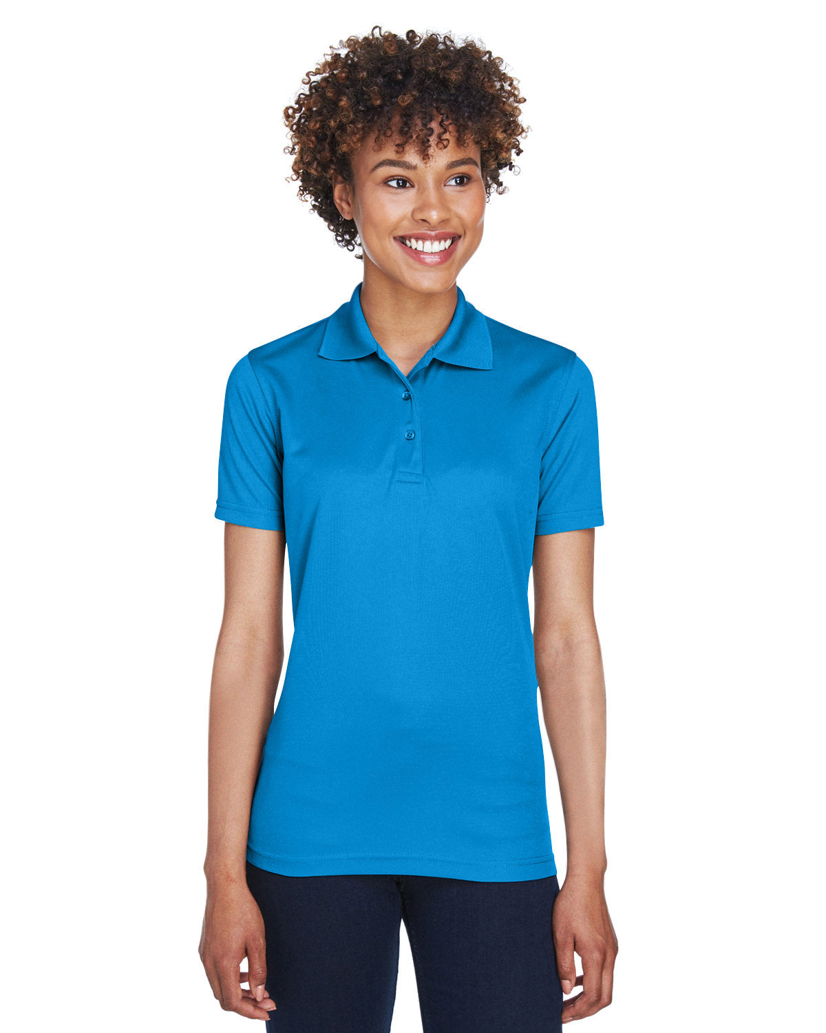 Elegance in Motion: UltraClub Ladies' Cool & Dry Mesh PiquÃ© Polo