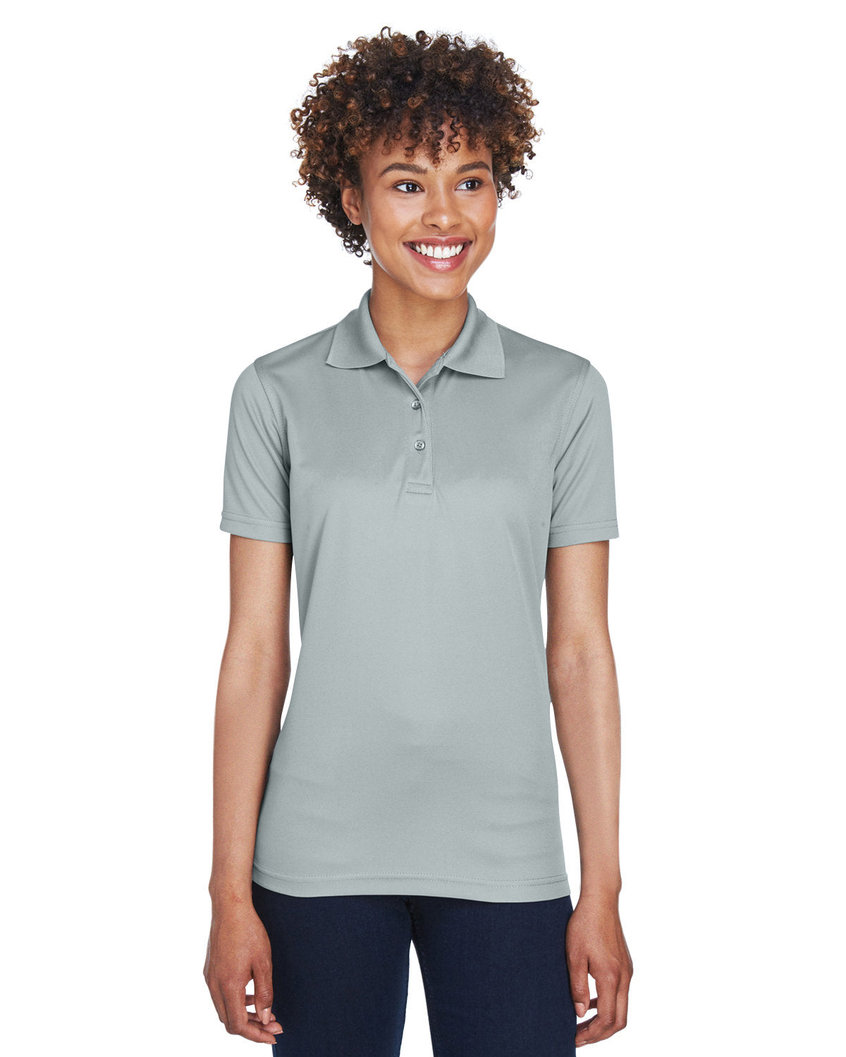 Elegance in Motion: UltraClub Ladies' Cool & Dry Mesh PiquÃ© Polo