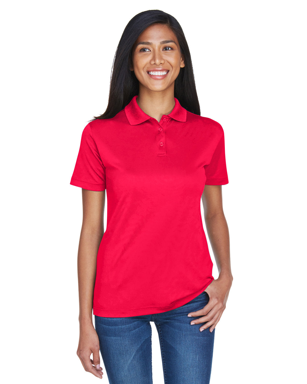 Elevate Your Active Style: UltraClub Ladies' Cool & Dry Sport Polo