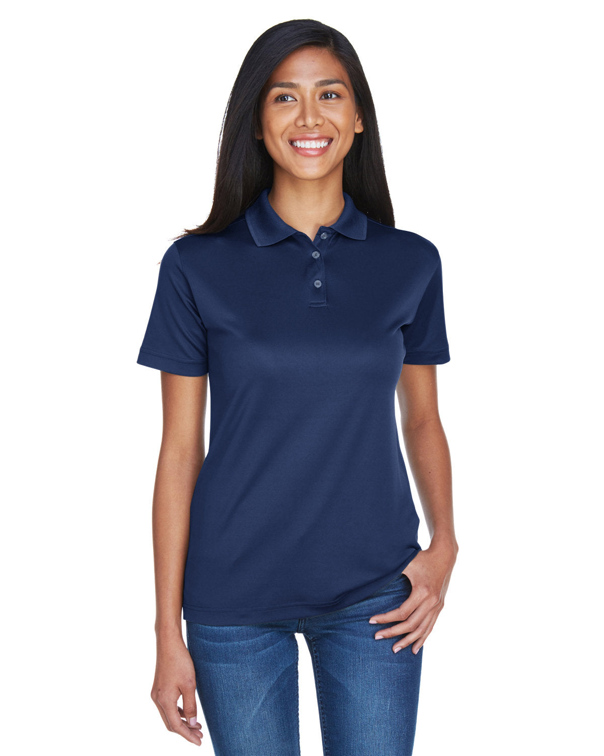 Elevate Your Active Style: UltraClub Ladies' Cool & Dry Sport Polo