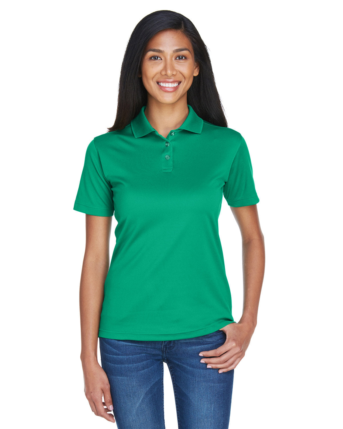 Elevate Your Active Style: UltraClub Ladies' Cool & Dry Sport Polo