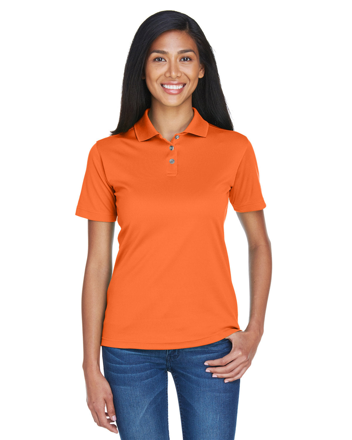 Elevate Your Active Style: UltraClub Ladies' Cool & Dry Sport Polo