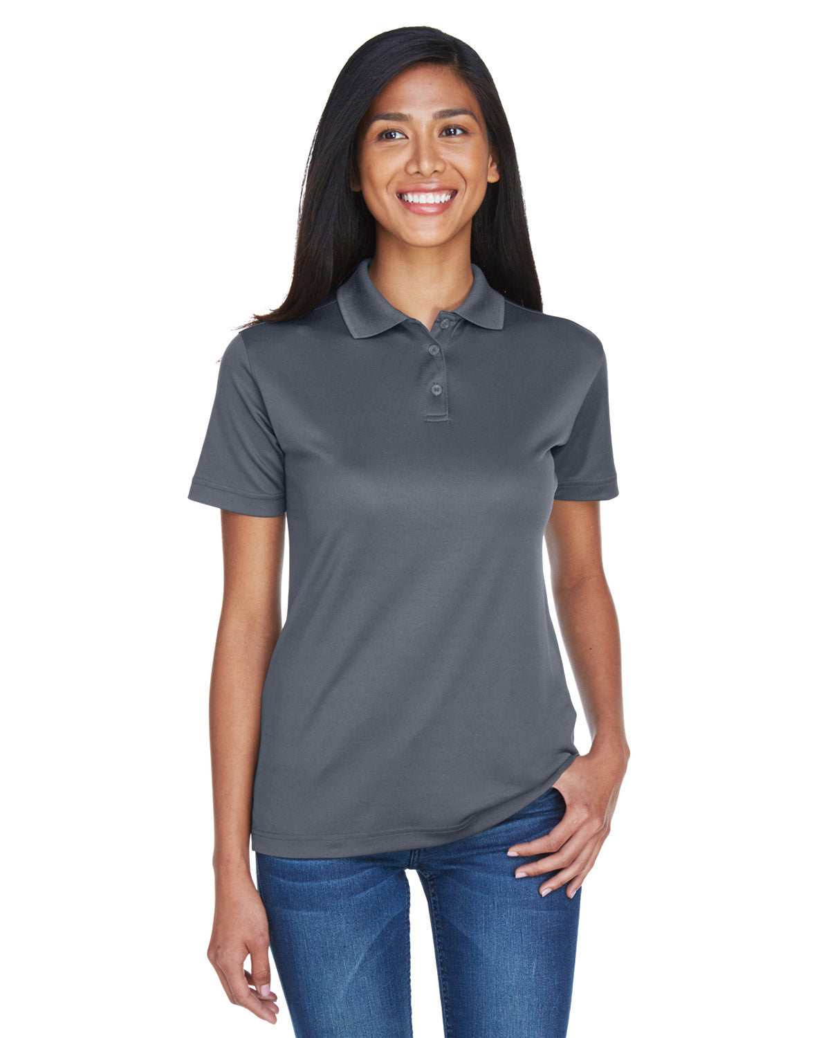 Elevate Your Active Style: UltraClub Ladies' Cool & Dry Sport Polo