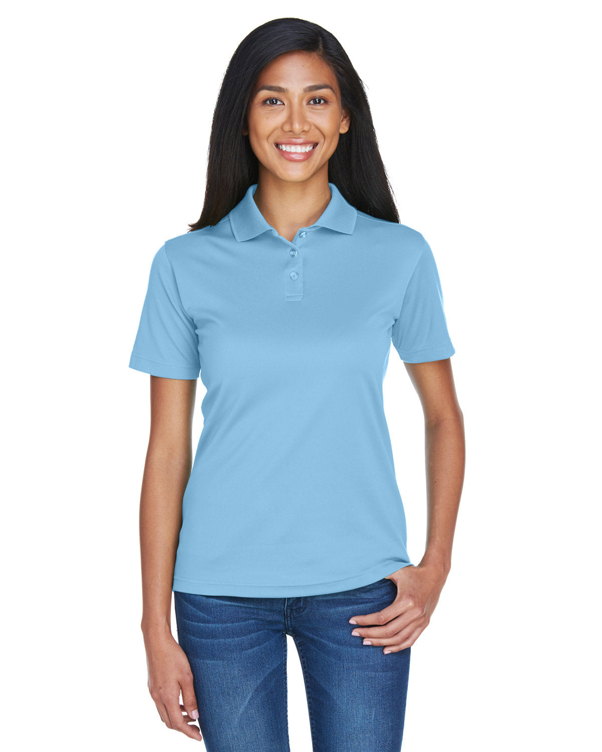 Elevate Your Active Style: UltraClub Ladies' Cool & Dry Sport Polo