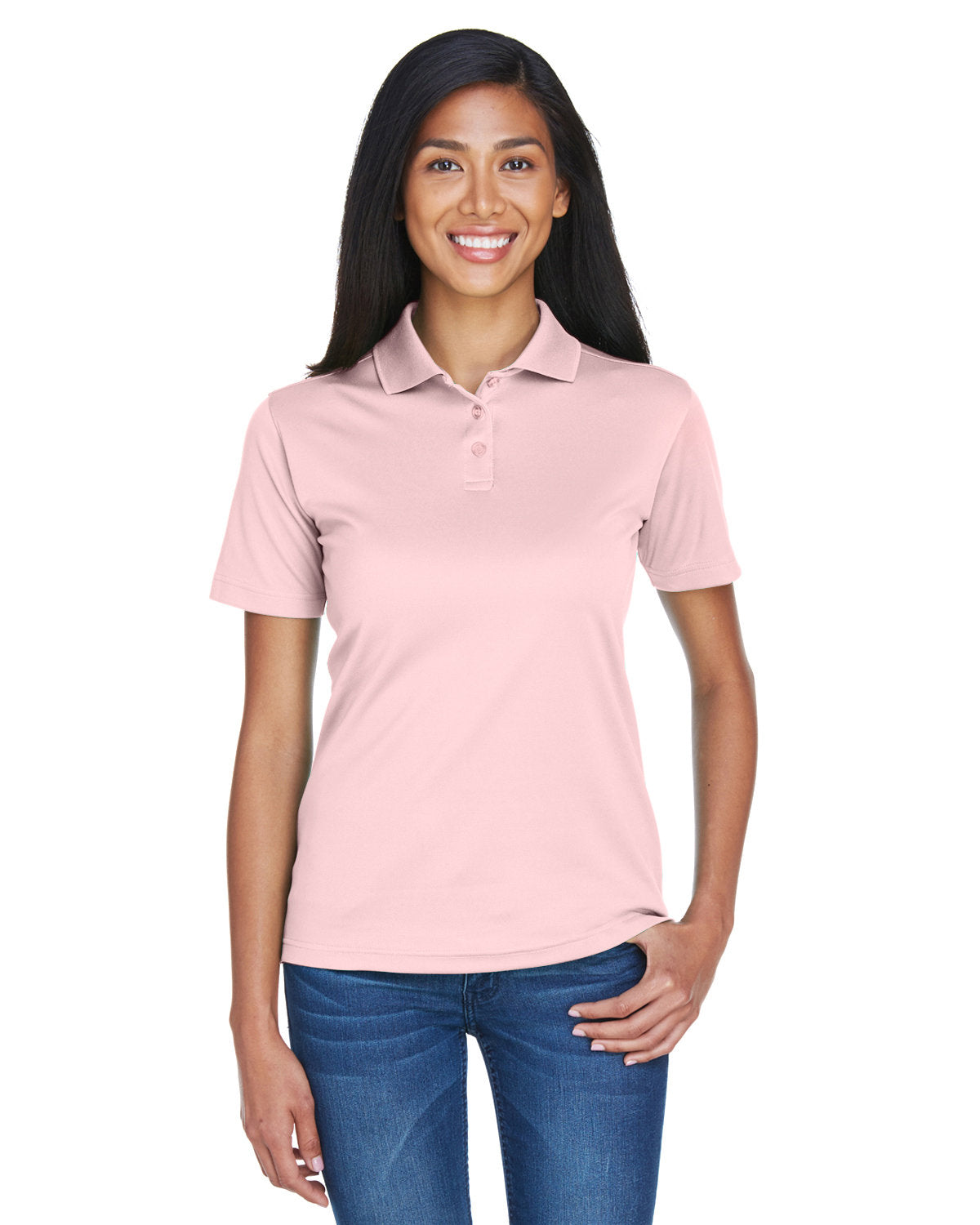 Elevate Your Active Style: UltraClub Ladies' Cool & Dry Sport Polo